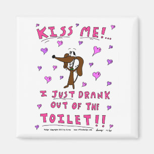 Midge 'KISS ME' Magnet Magneet