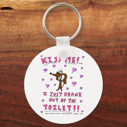 Midge 'KISS ME' Sleutelhanger (Voorkant)