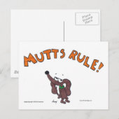 Midge MUTTS, RÈGLE Carte postale (Devant / Derrière)