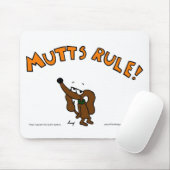 Midge MUTTS RULE Mousepad Muismat (Met muis)