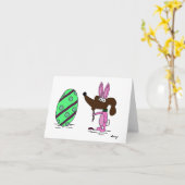 Midge Pasen Kaart (Gele Bloem)