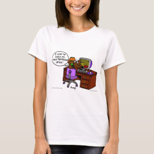 Midge Stock Portfolio Womens Baby Doll T-Shirt