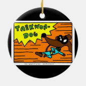 Midge TAEKWON-DOG Ornament (Achterkant)