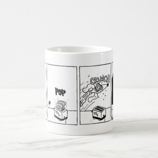 Midge "Toast shark" Comic Mug (Centre)