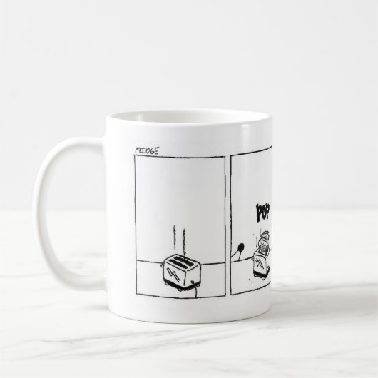 Midge "Toast shark" Comic Mug (Gauche)