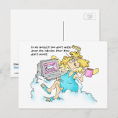 Midge's Diet Briefkaart #3 Voedingsdagboek (Voorkant / Achterkant)