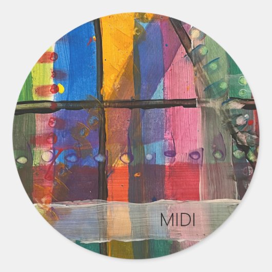 MIDI Sticker (Voorkant)