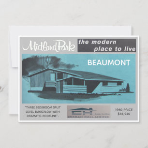 Midland Park House Model Collectible Card Kaart