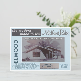 Midland Park House Model Verzamelbare Kaart