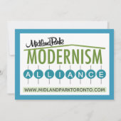 Midland Park House Modèle de carte collective (Dos)