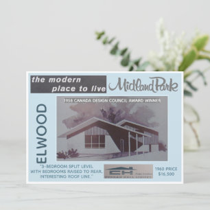 Midland Park House Modèle de carte collective