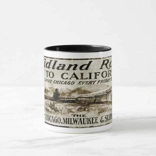 Midland Route Chicago Milwaukee St Paul RR 1890's Mok (Midden)