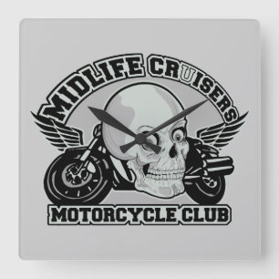 Midlife Cruisers MC horloge murale personnalisée