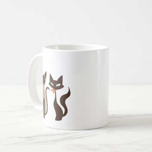 MidMod Chats Mug (Devant gauche)