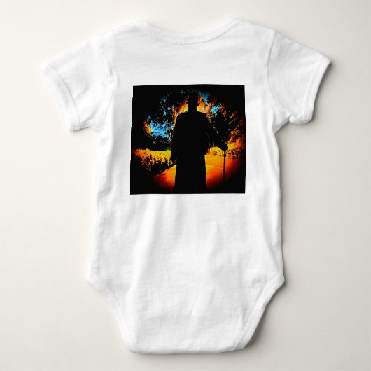 Midniet in het Pianotorium Baby Shirt (Achterkant)