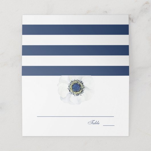 Midnight Anemone | Bloemenbruiloft (Buitenkant ongevouwen)