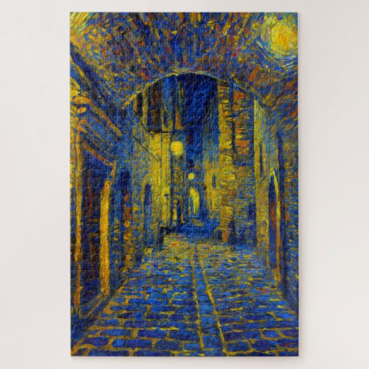 Midnight Assisi Archway Van Gogh Art Puzzle (Vertical)