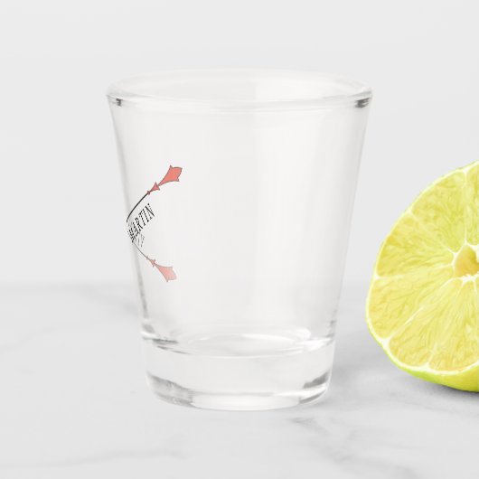 Midnight Autumn Wedding Shot Glas (Rechts)