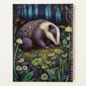 Midnight Badger Planner (Achterkant)