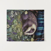 Midnight Badger Wandkleed (Voorkant (horizontaal))