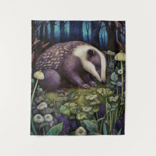 Midnight Badger Wandkleed
