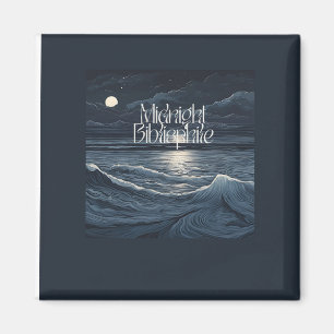 Midnight Bibliophile Logo Magnet Magneet