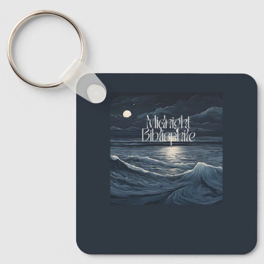 Midnight Bibliophile Logo Sleutelhanger (Voorkant)