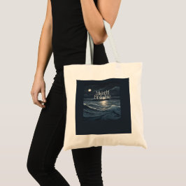 Midnight Bibliophile-Logo-Tas Tote Bag