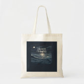 Midnight Bibliophile-Logo-Tas Tote Bag (Voorkant)