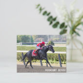 Midnight Bisou - Beldame Stakes Briefkaart (Staand voorkant)