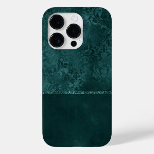 Midnight Blauwgroen Romance   Dark Satiny Grunge D Case-Mate iPhone 14 Pro Hoesje