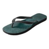 Midnight Blauwgroen Romance | Dark Satiny Grunge D Teenslippers (Schuin)