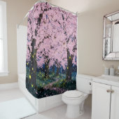 Midnight Bloom - Douchegordijn (In situ)