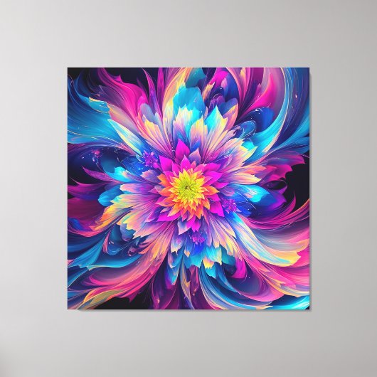 Midnight Bloom - Editie 002 Wrapped Canvas Art (Voorkant)