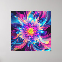 Midnight Bloom - Editie 002 Wrapped Canvas Art