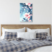Midnight Bloom : Fard sur Impression Indigo (Insitu(Chambre))
