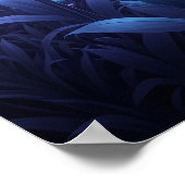 Midnight Bloom Field under Glowing Cosmic Sky Poster (Hoek)