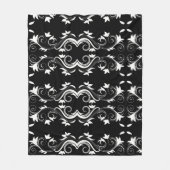 Midnight Bloom Fleece Blanket Deken (Voorkant)