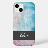 Midnight Bloom Grunge Aangepaste Telefoonhoes Case-Mate iPhone Case (Achterkant)