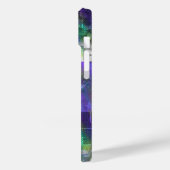 Midnight Bloom iPhone 14 Hoesje - Bloemen abstract (Achterkant / Links)