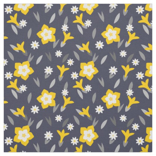 Midnight Bloom Stof (Swatch)