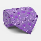 Midnight Bloom Stropdas (Opgerold)