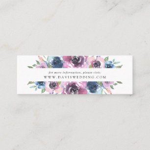 Midnight Blooms   Cartes de site web de mariage