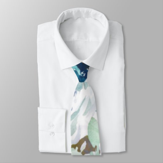 Midnight Blooms Wedding Attire Stropdas (Gebonden)