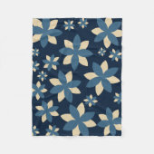 Midnight Blossom Bloemen Deken (Voorkant)