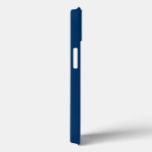 Midnight Blue Aangepaste iPhone Case (Achterkant / Rechts)