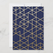 Midnight Blue Constellation Wedding Invitations (Dos)