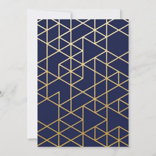 Midnight Blue Constellation Wedding Invitations (Dos)