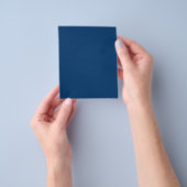 Midnight Blue Custom Flyer – Bulk & Event Bestelli (Hand)