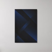 Midnight Blue Depth Canvas Afdruk (Voorkant)